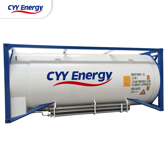 High Quality ISO Tank Liquid Oxygen Liquid Nitrogen Liquid Argon C02 LNG Storage Tank Container with low price