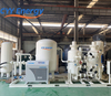 PSA oxygen nitrogen argon carbon dioxide gas cylinder filling plant