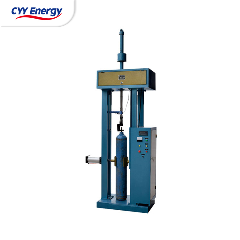 Cylinder valving and devalving machine